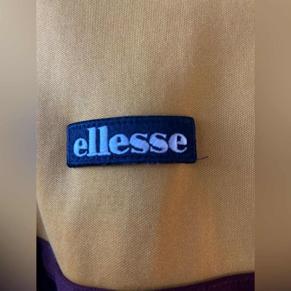 NWOT RETRO VINTAGE ELLESSE RIMINI TRACK JACKET. Sz. S. ORIGINAL AUTHENTIC - Picture 6 of 9